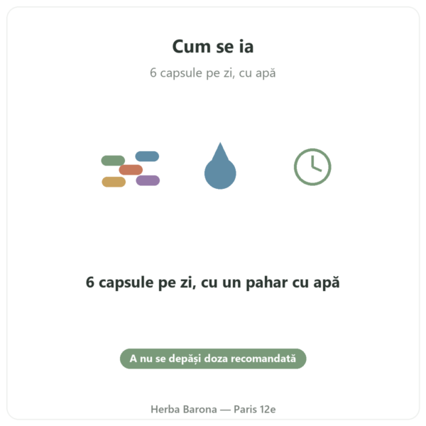 L-Arginină Bază Nutrimuscle (Nutrielement) – 120 capsule mod de utilizare Paris Herba Barona