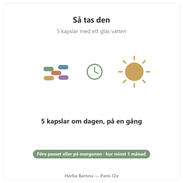 L-Carnitine Carnipure® Nutripure 150 kapslar användning Paris Herba Barona