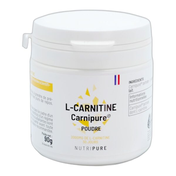 L-Carnitine Carnipure Nutripure 2000 mg par dose poudre pot 90 g Paris Herba Barona
