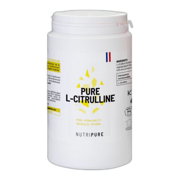 L-Citrulline Nutripure Kyowa Quality 775 mg 180 gélules Paris Herba Barona
