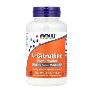 L-Citrulline poudre pure Now Foods 1500 mg 113 g Paris Herba Barona