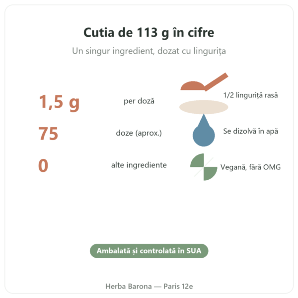L-Citrulină pudră pură – Now Foods – 113 g cifre-cheie Paris Herba Barona