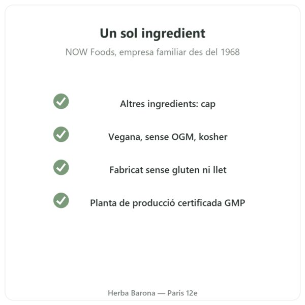 L-Citrul·lina en pols pura – Now Foods – 113 g qualitat Paris Herba Barona