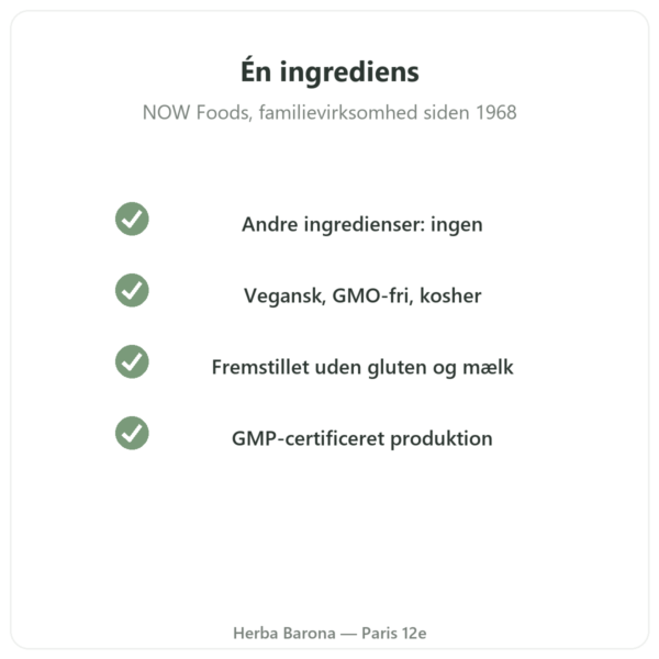 L-Citrullin rent pulver – Now Foods – 113 g kvalitet Paris Herba Barona