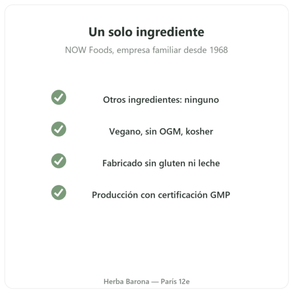 L-Citrulina en polvo pura – Now Foods – 113 g calidad Paris Herba Barona