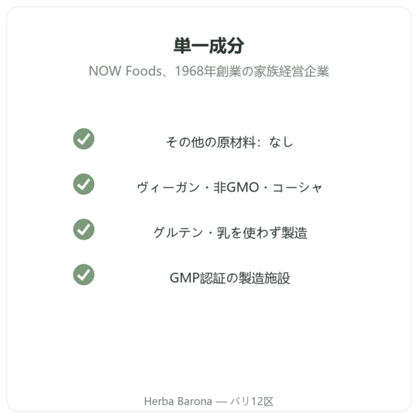 L-シトルリン 純粉末 – Now Foods – 113 g 品質 Paris Herba Barona