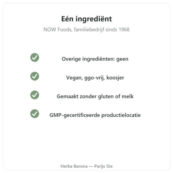 L-Citrulline puur poeder – Now Foods – 113 g kwaliteit Paris Herba Barona