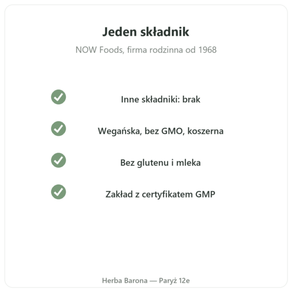 L-Cytrulina czysty proszek – Now Foods – 113 g jakość Paris Herba Barona