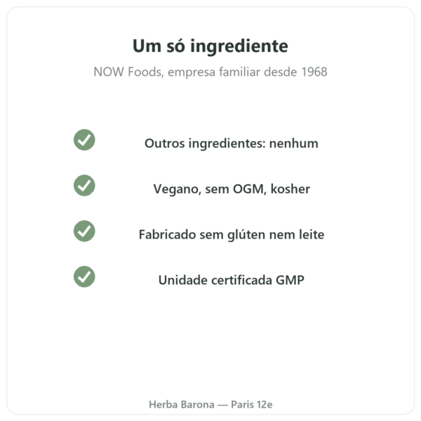 L-Citrulina em pó pura – Now Foods – 113 g qualidade Paris Herba Barona