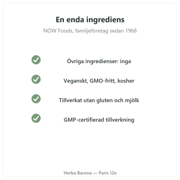 L-Citrullin rent pulver – Now Foods – 113 g kvalitet Paris Herba Barona