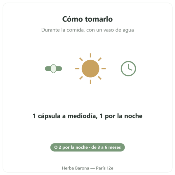 Magnesio Bisglicinato Taurina B6 Nutripure 180 cápsulas modo de empleo Paris Herba Barona