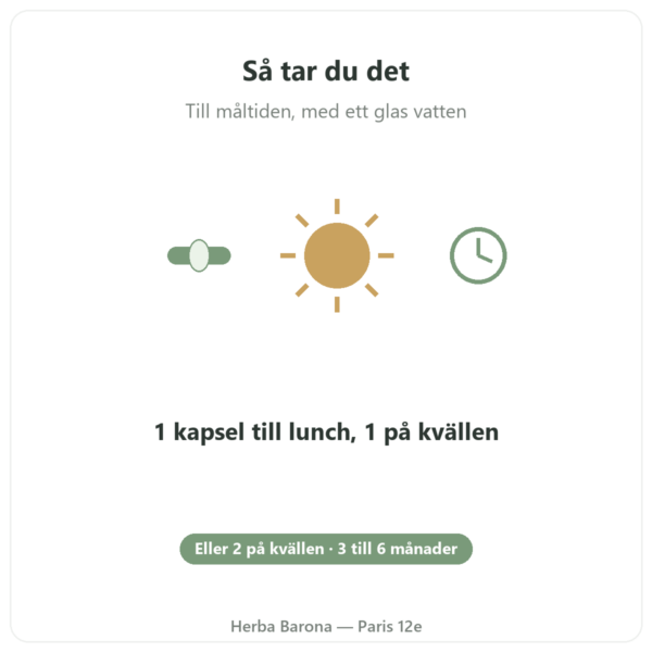 Magnesium Bisglycinat Taurin B6 Nutripure 180 kapslar användning Paris Herba Barona