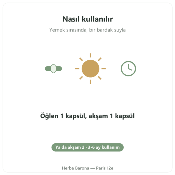 Magnezyum Bisglisinat Taurin B6 Nutripure 180 kapsül kullanım Paris Herba Barona