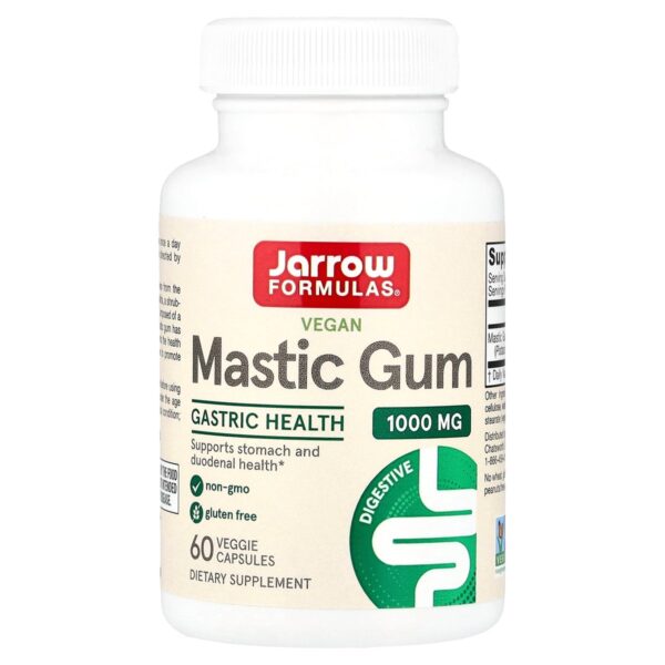 Mastic Gum Jarrow Formulas 1000 mg 60 gélules Paris Herba Barona