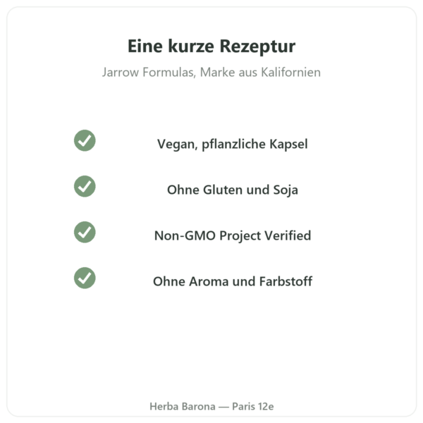 Mastic Gum Jarrow Formulas 1000 mg 60 Kapseln Qualität Paris Herba Barona