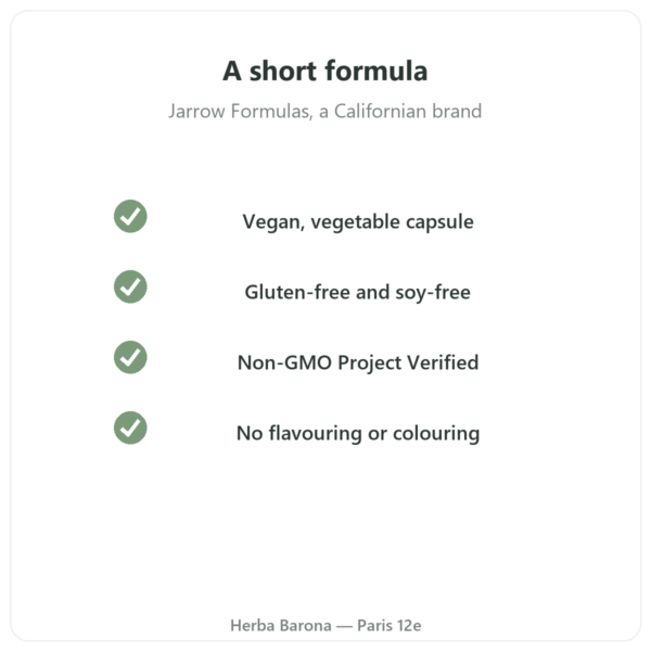 Mastic Gum Jarrow Formulas 1000 mg 60 capsules quality Paris Herba Barona