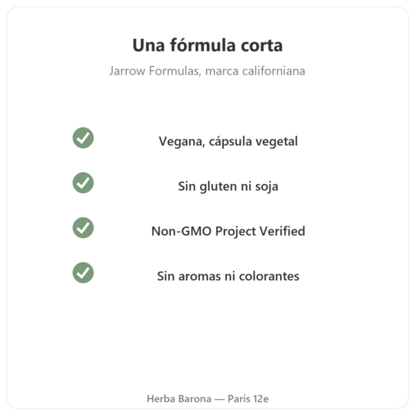 Mastic Gum Jarrow Formulas 1000 mg 60 cápsulas calidad París Herba Barona