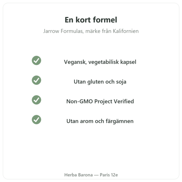 Mastic Gum Jarrow Formulas 1000 mg 60 kapslar kvalitet Paris Herba Barona