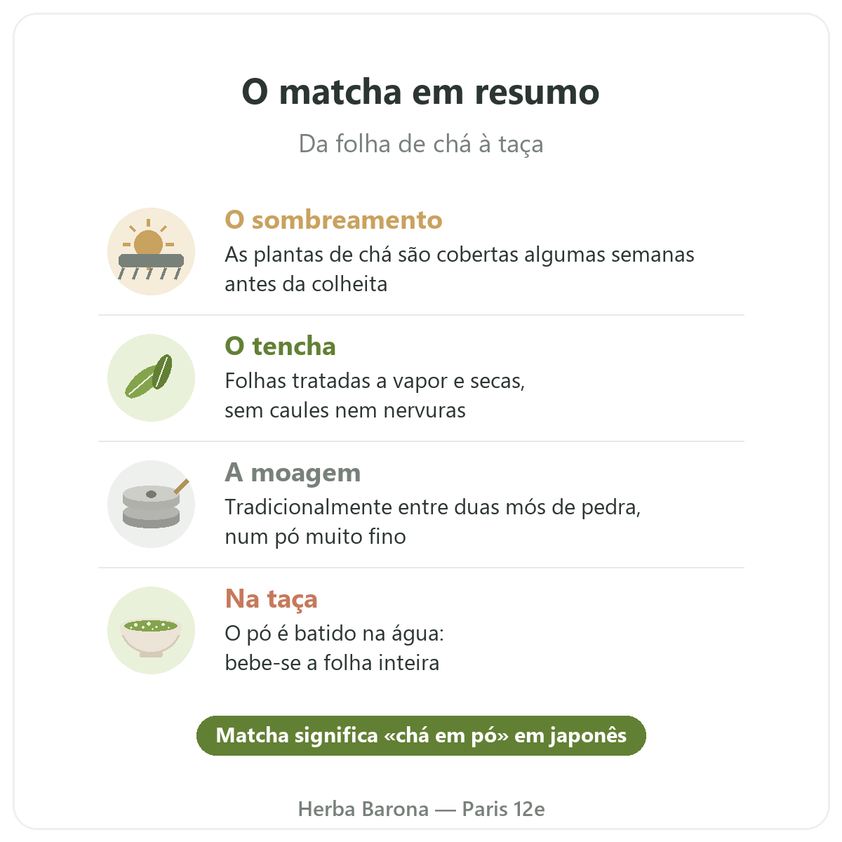 Matcha em Paris: da folha à taça em resumo, Herba Barona Paris 12e