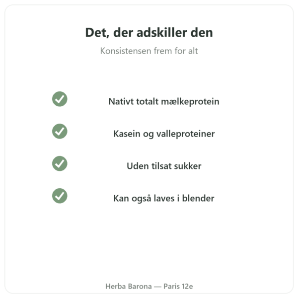 Greenwhey Proteinmilkshake Jordbær 900 g kvalitet Paris Herba Barona