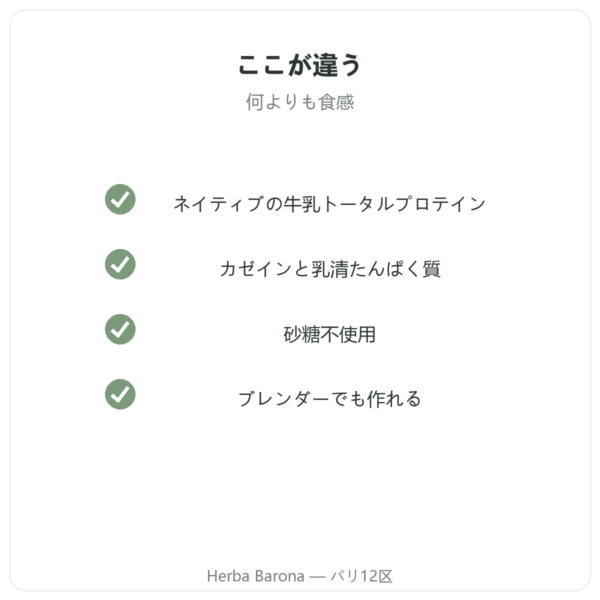 Greenwhey プロテインミルクシェイク ストロベリー 900 g 品質 Paris Herba Barona