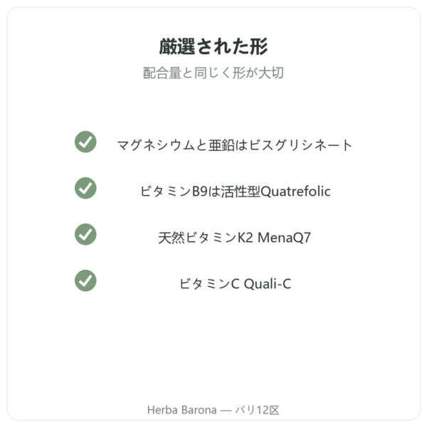 Greenwhey マルチビタミン&ミネラル 120カプセル 品質 Paris Herba Barona