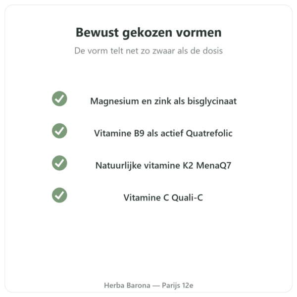 Multivitaminen en Mineralen Greenwhey 120 capsules kwaliteit Paris Herba Barona