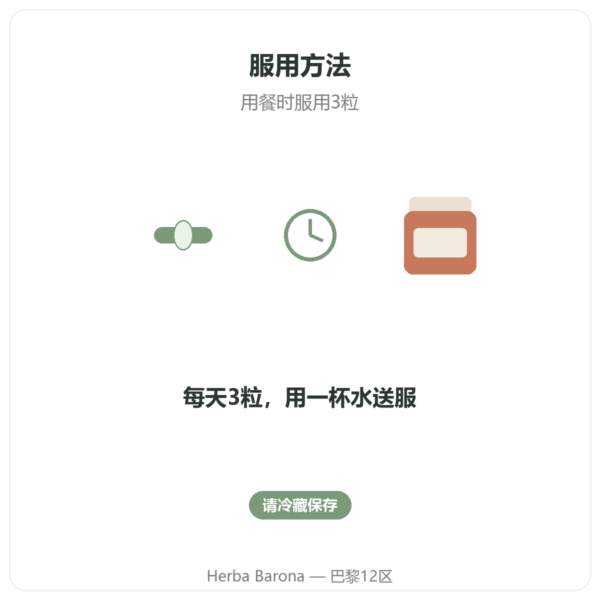 Nutripure Omega 3 Epax® 鱼油 – 270 粒胶囊 使用方法 Paris Herba Barona