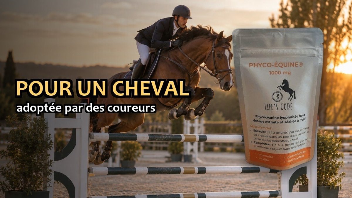 Vidéo Phyco-Équine Life's Code Phyco-Équine 21 gélules Paris Herba Barona