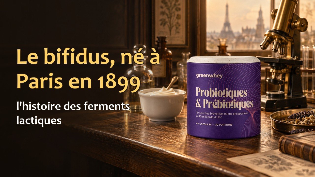 Vidéo Probiotiques & Prébiotiques Greenwhey 10 souches 60 gélules Paris Herba Barona
