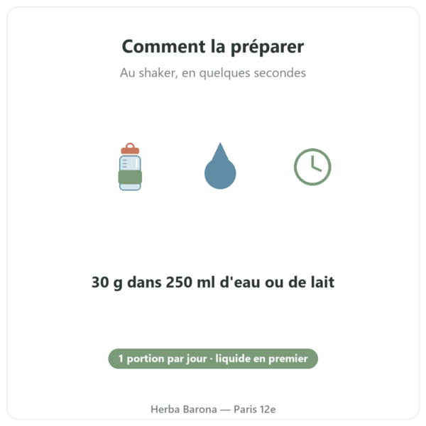 Protéine d'œuf chocolat Nutrimuscle 1 kg mode d'emploi Paris Herba Barona