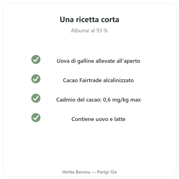 Proteine dell'uovo in polvere Cioccolato – Nutrimuscle – 1 kg qualità Paris Herba Barona