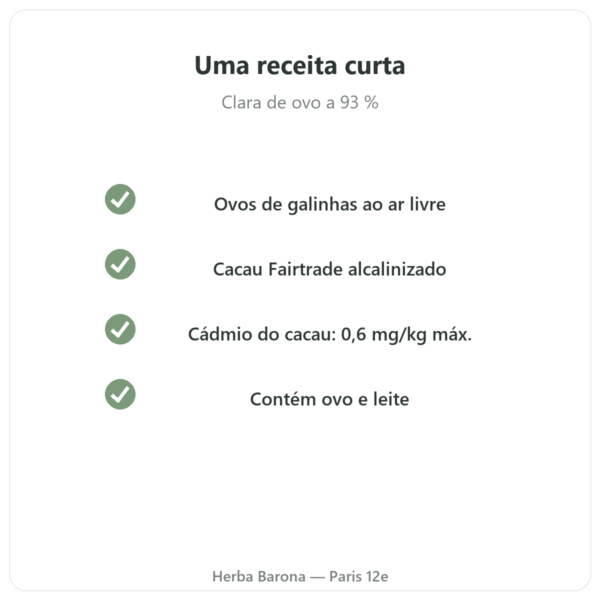 Proteína de ovo em pó Chocolate – Nutrimuscle – 1 kg qualidade Paris Herba Barona