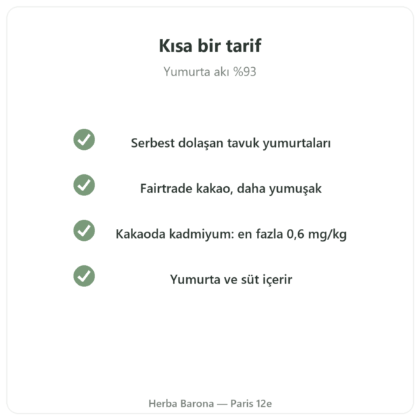 Yumurta Proteini Tozu Çikolata – Nutrimuscle – 1 kg kalite Paris Herba Barona