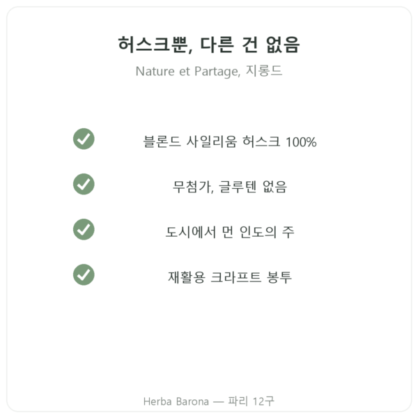 블론드 사일리움 허스크 300 g – Nature et Partage – 300 g 품질 Paris Herba Barona