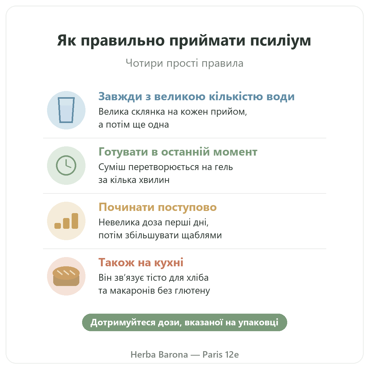 Псиліум у Парижі: як правильно приймати, Herba Barona, 12-й округ Парижа