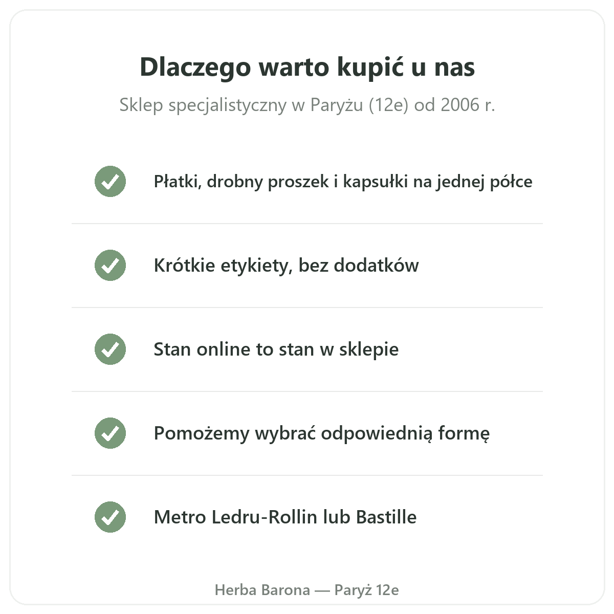 Psyllium w Paryżu: dlaczego kupić w Herba Barona Paryż 12e