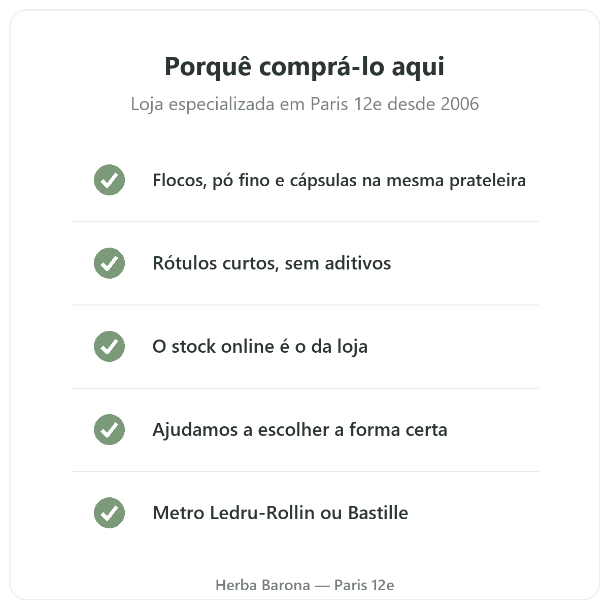 Psyllium em Paris: porquê comprar na Herba Barona Paris 12e