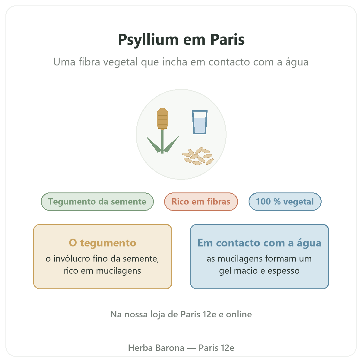 Psyllium em Paris: apresentação na Herba Barona Paris 12e