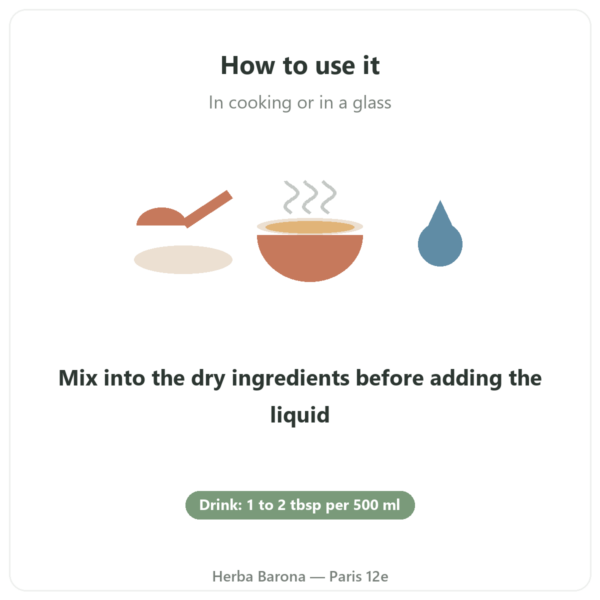 Organic Extra Fine Psyllium Powder 300 g – Nature et Partage how to use Paris Herba Barona