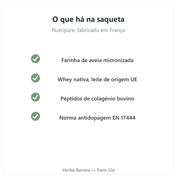 Pure Gainer Chocolate Nutripure 1,2 kg qualidade Paris Herba Barona