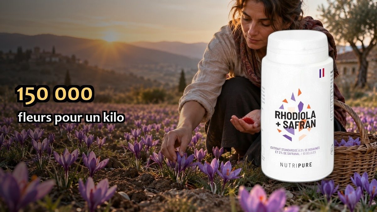 Vidéo Rhodiola et safran Nutripure Rhodiola Rosea et Safran Nutripure 60 gélules Paris Herba Barona
