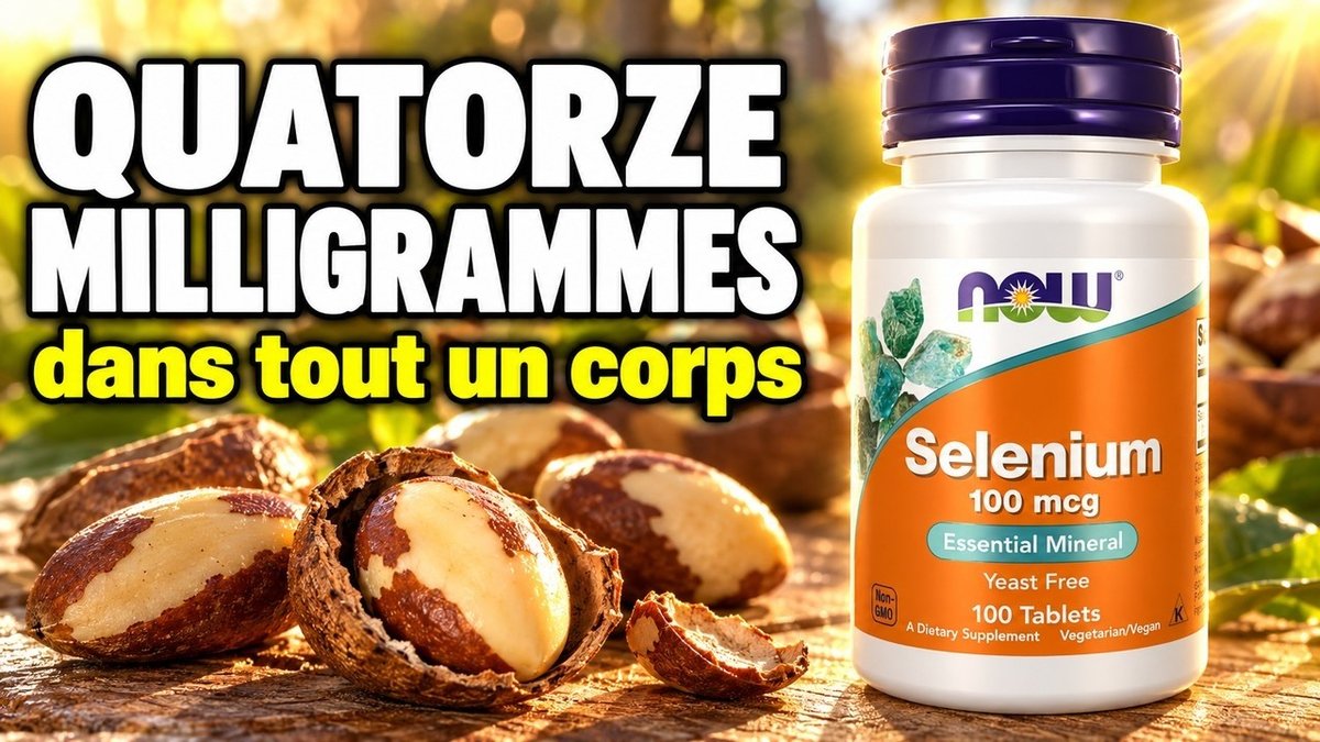 Vidéo Sélénium 100 µg Now Foods Paris Herba Barona