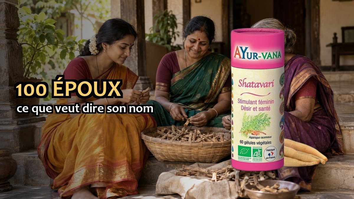 Vidéo Shatavari 60 gélules Ayur-vana Shatavari Bio Paris Herba Barona