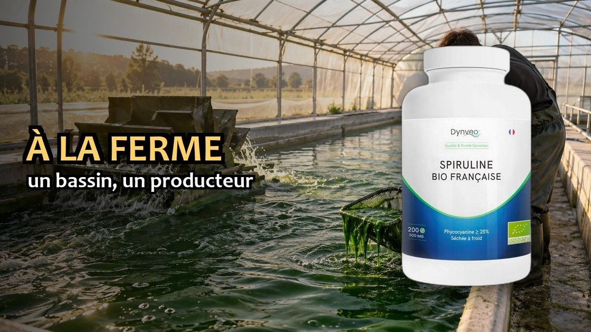 Vidéo Spiruline française bio Dynveo Paris Herba Barona