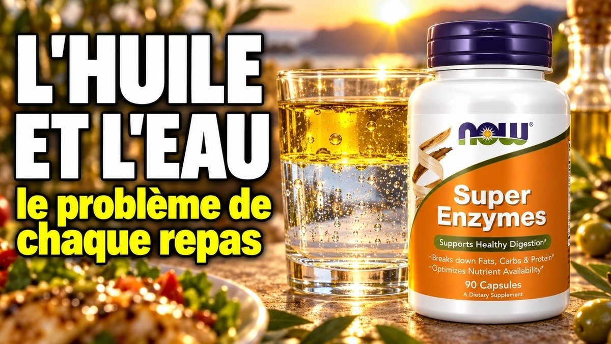 Vidéo Super Enzymes digestives Now Foods Paris Herba Barona