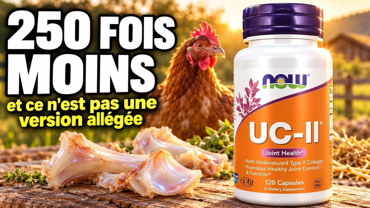 Vidéo UC-II Collagène Type 2 Now Foods Paris Herba Barona