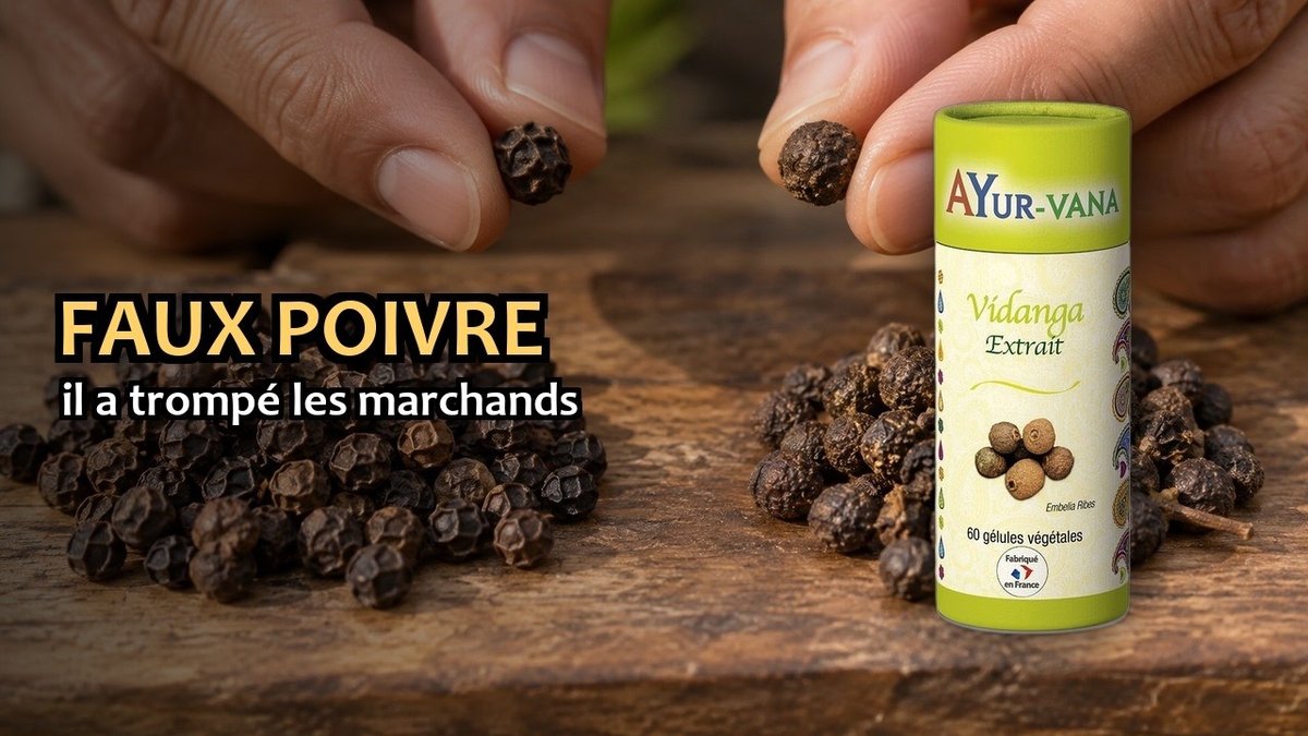 Vidéo Vidanga Ayur-vana Vidanga (Embelia ribes) ayur vana 60 gélules Paris Herba Barona