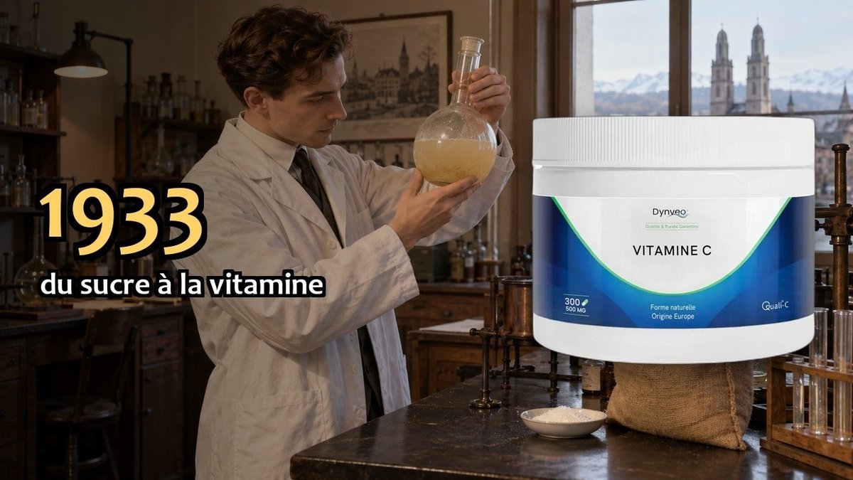 Vidéo Vitamine C Quali-C 500 mg Dynveo Vitamine C pure Quali-C Paris Herba Barona