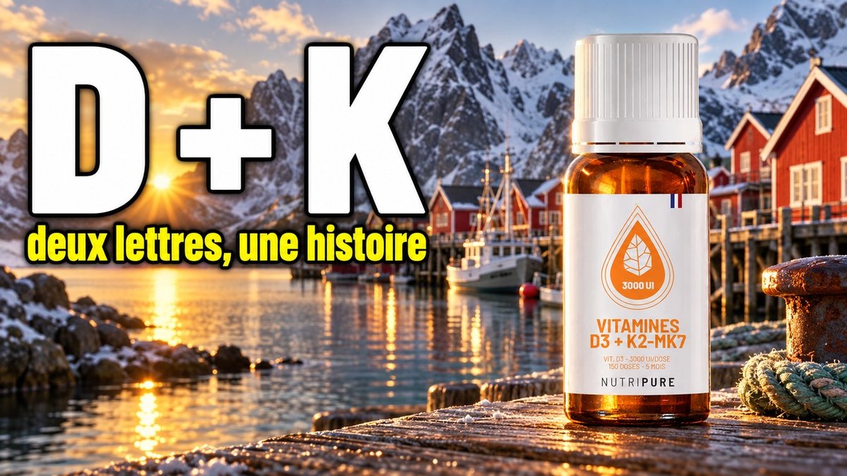 Vidéo Vitamine D3 + K2 Nutripure Paris Herba Barona